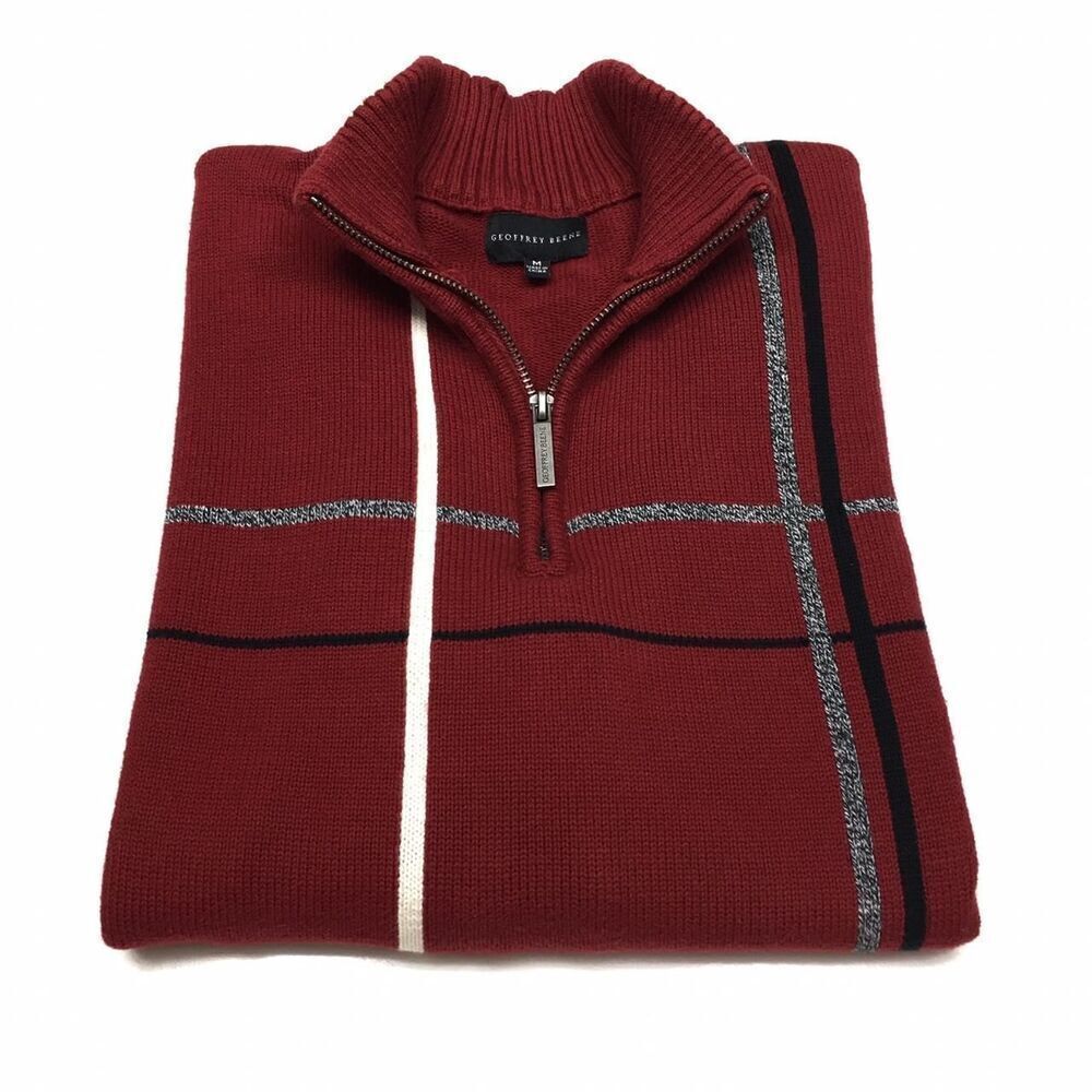 Geoffrey Beene Zipup  Sweater Men’s Size Medium